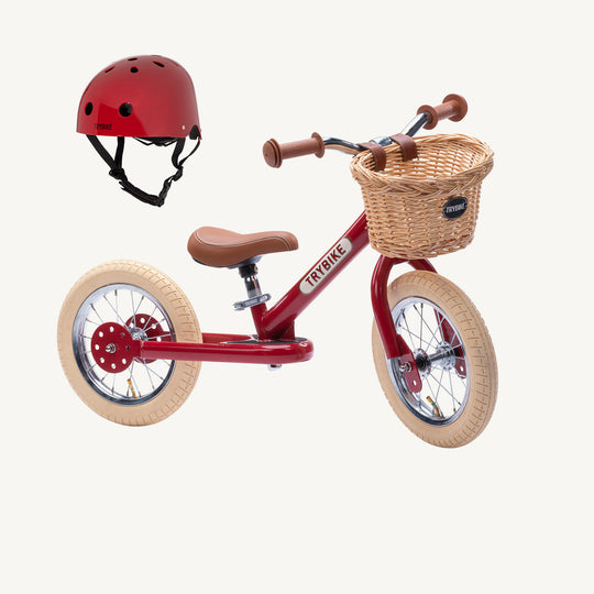 Trybike Steel Balance Trike - Red - All Mamas Children