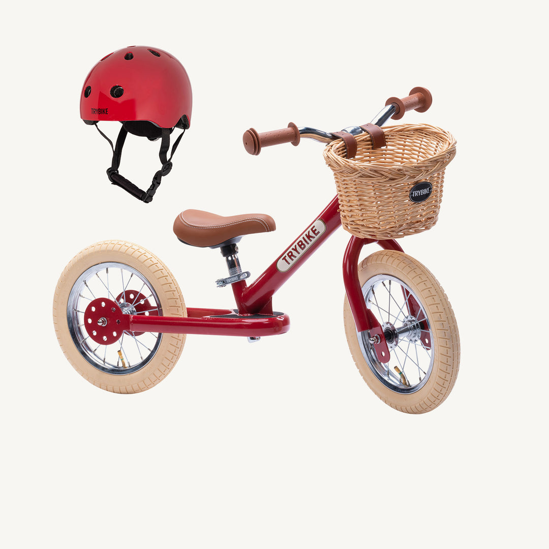 Trybike Steel Balance Trike - Red - All Mamas Children