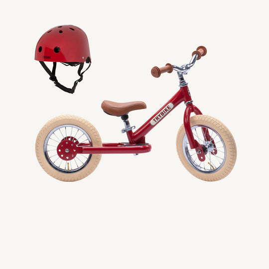 Trybike Steel Balance Trike - Red - All Mamas Children