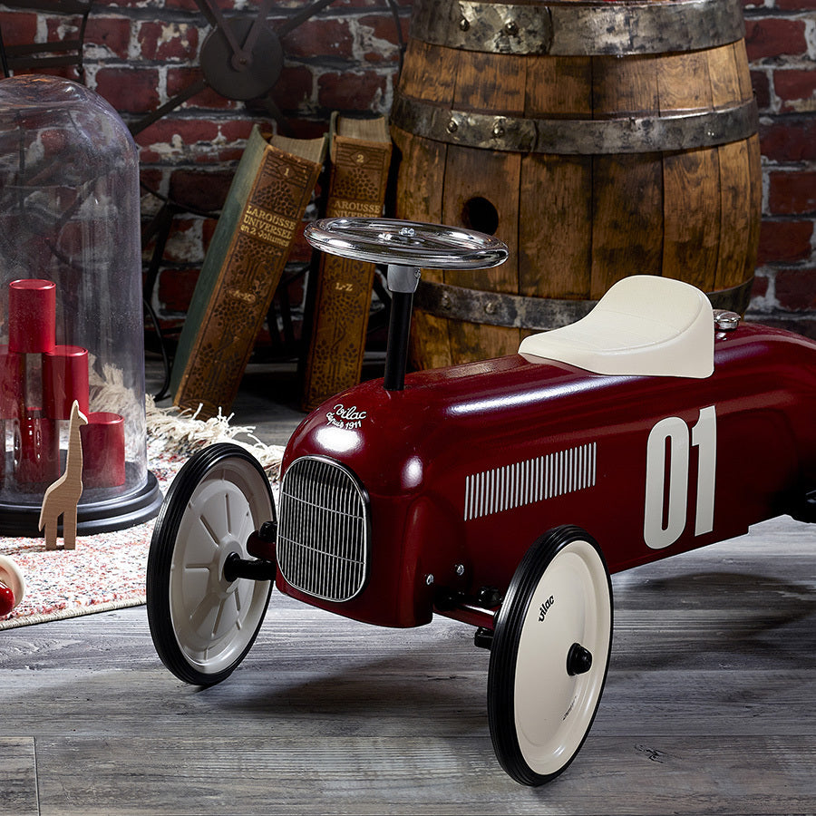 Vilac Ride On Classic Car - Burgundy