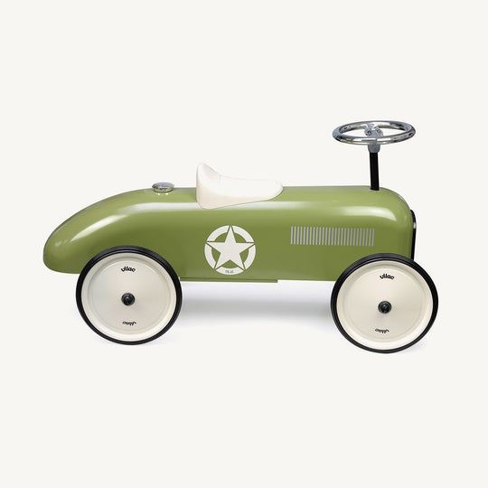 Vilac Ride On Classic Car - Khaki