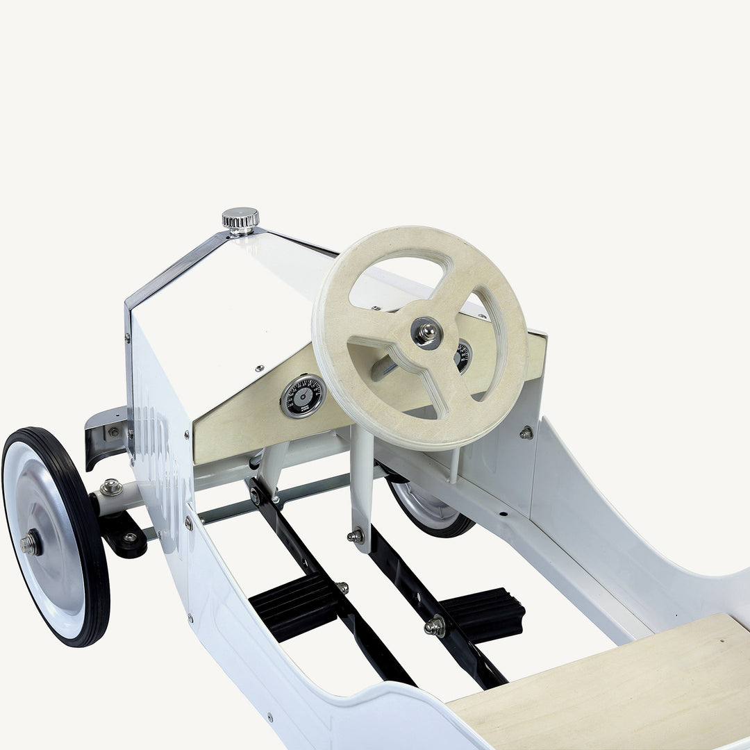 Vilac Large Pedal Car White