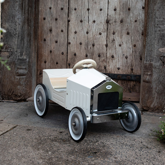 Vilac Large Pedal Car White