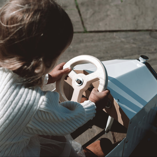 Vilac Large Pedal Car White