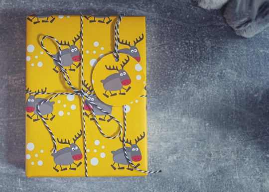 Reindeer & Robins Recyclable Wrapping Paper & Tags - All Mamas Children