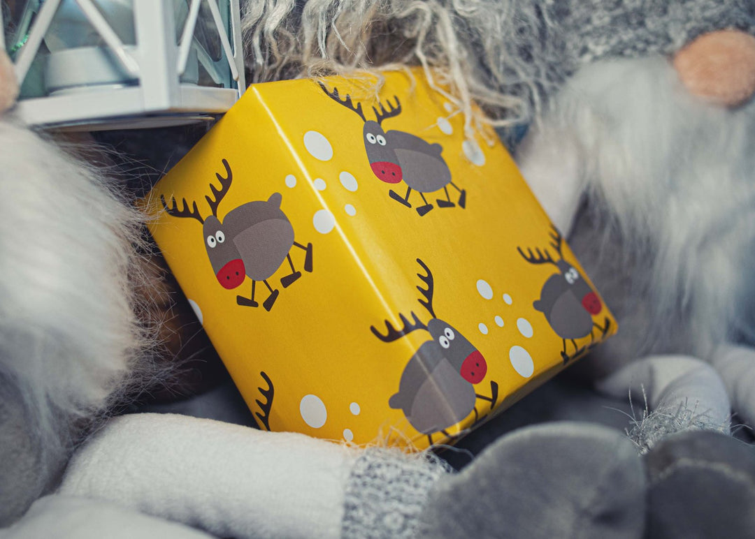 Reindeer & Robins Recyclable Wrapping Paper & Tags - All Mamas Children