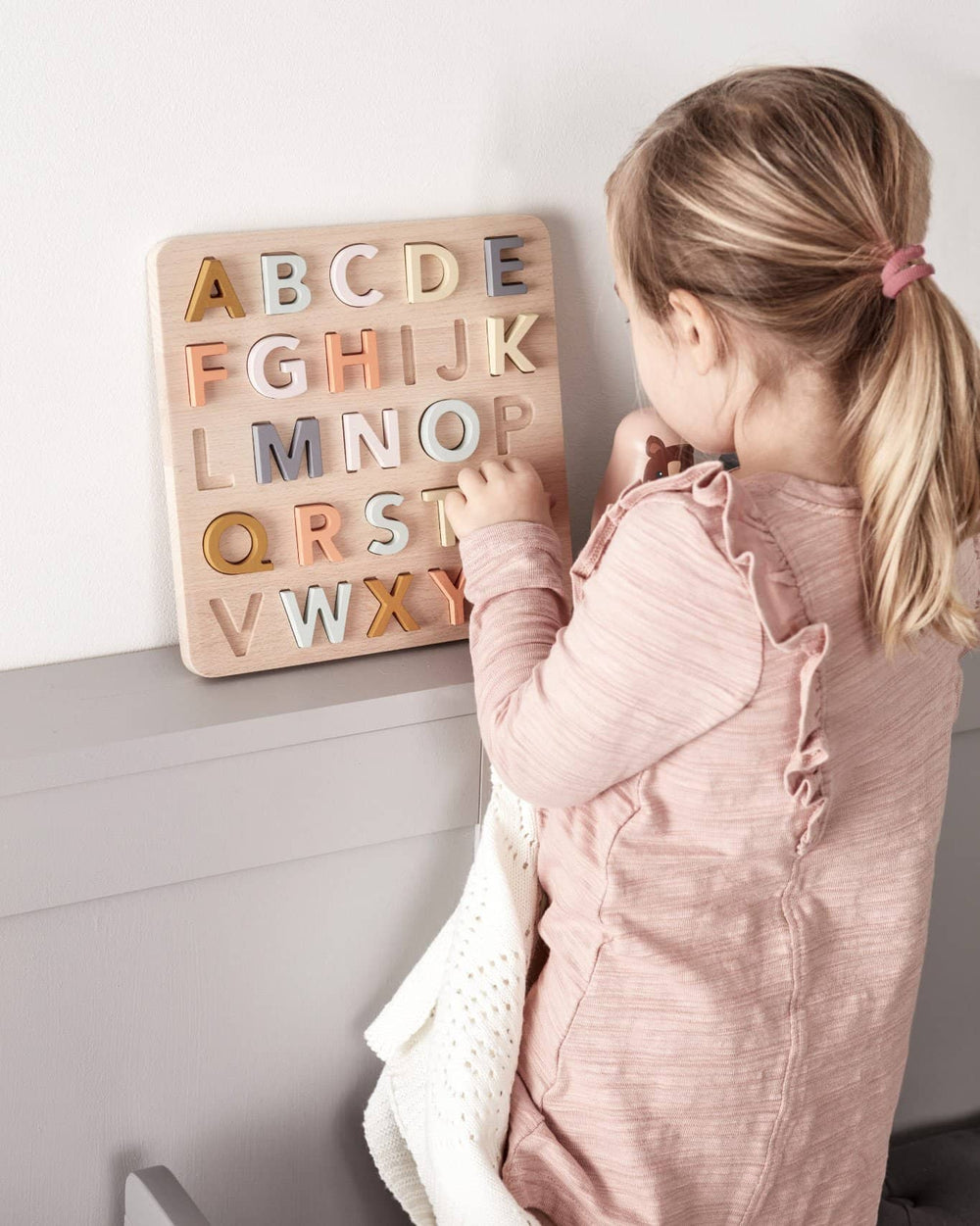 Kid's Concept - Wooden Alphabet Puzzle - All Mamas Children