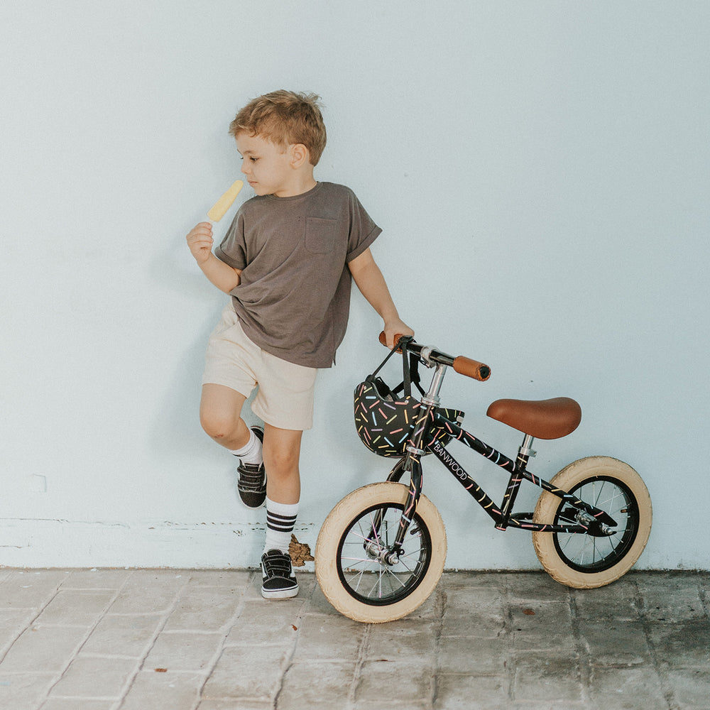 Banwood First Go Balance Bike - Marest Allegra Black - All Mamas Children