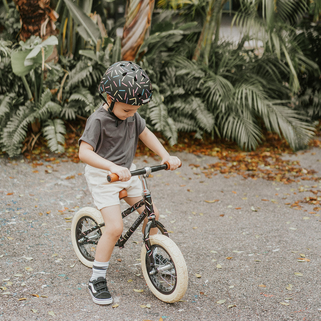 Banwood First Go Balance Bike - Marest Allegra Black - All Mamas Children