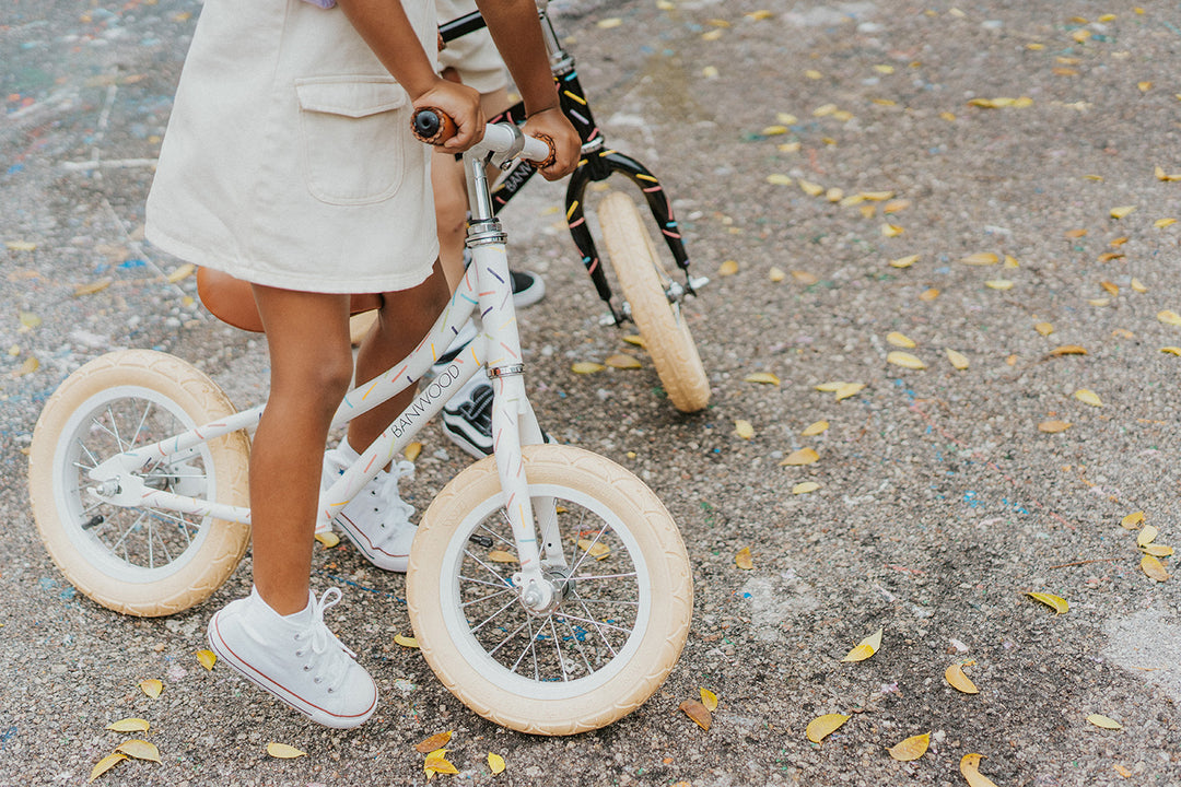 Banwood First Go Balance Bike - Marest Allegra White - All Mamas Children