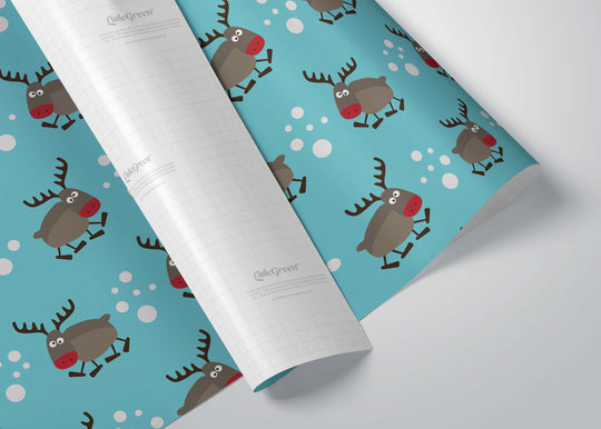 Reindeer & Robins Recyclable Wrapping Paper & Tags - All Mamas Children