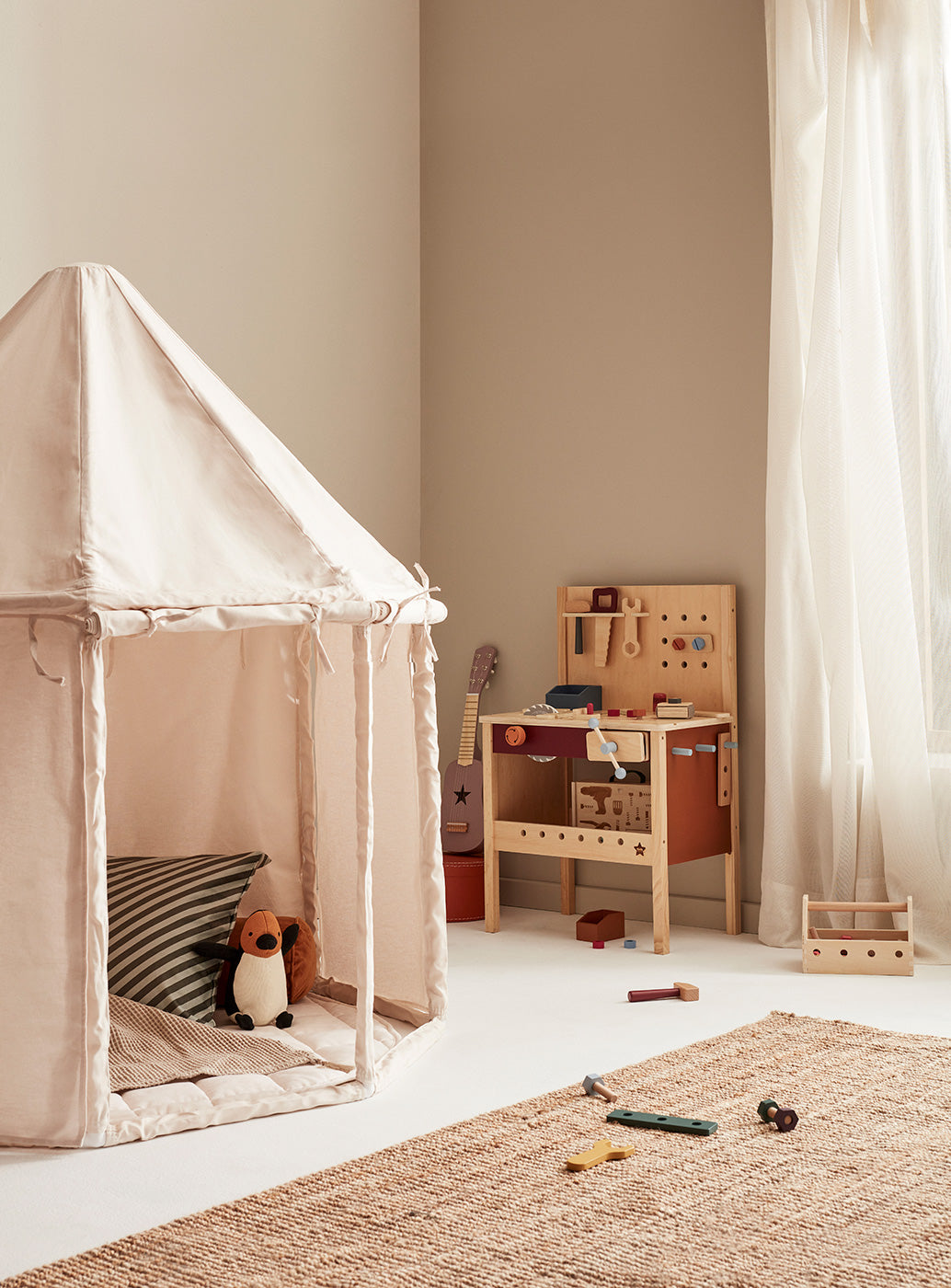 Kid's Concept - Pavilion Play Tent Off White - All Mamas Children