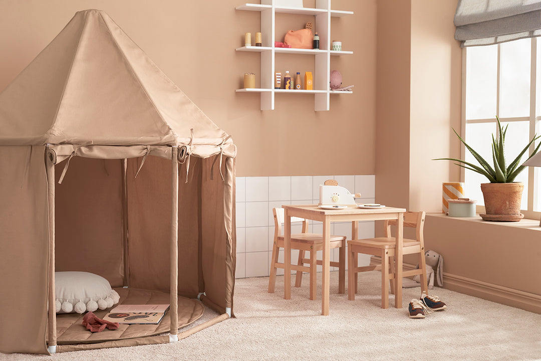 Kid's Concept - Pavilion Play Tent Beige - All Mamas Children