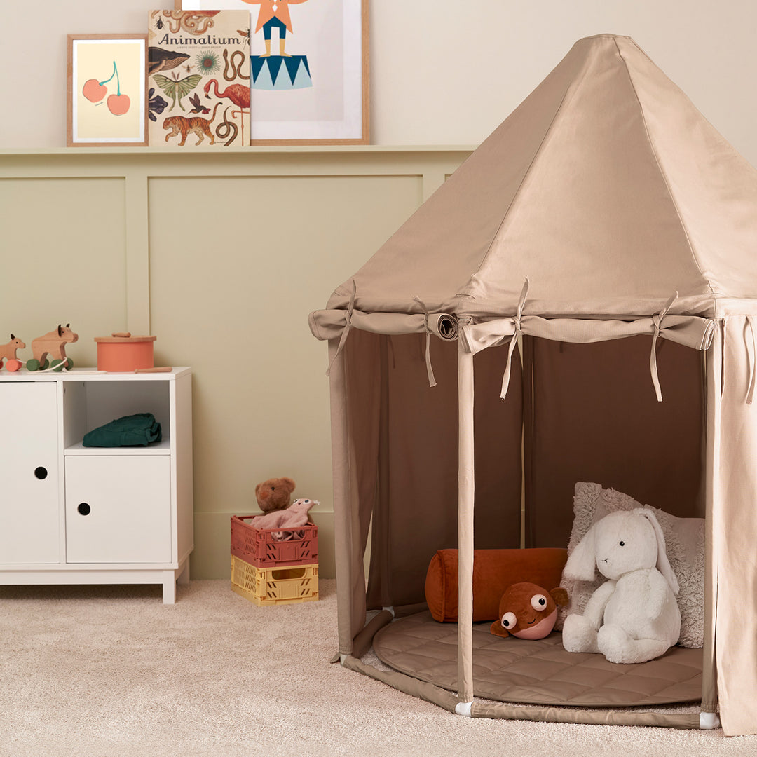 Kid's Concept - Pavilion Play Tent Beige - All Mamas Children