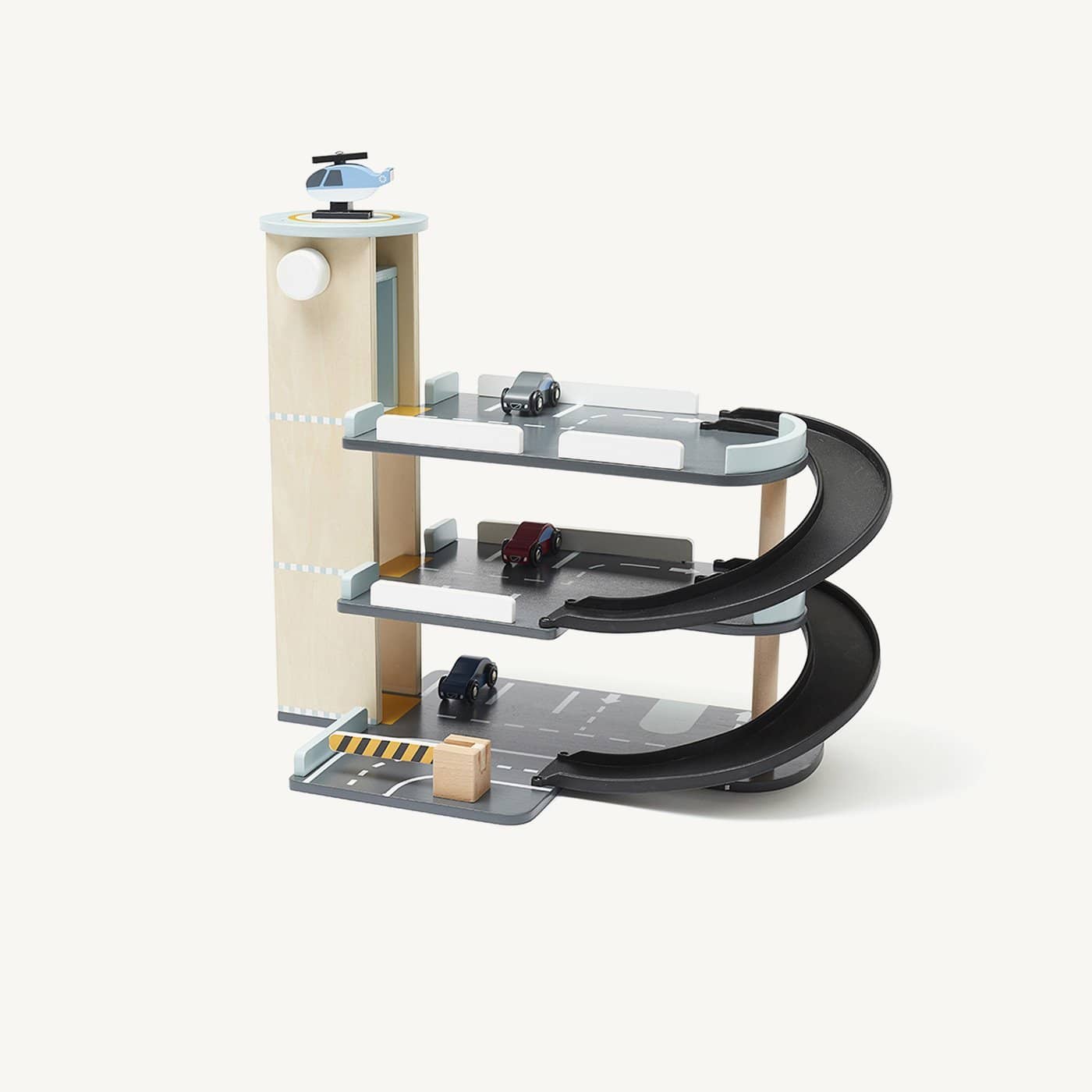 Kid's Concept - AIDEN 3 Level Wooden Garage / Car Park Play Set - All Mamas Children