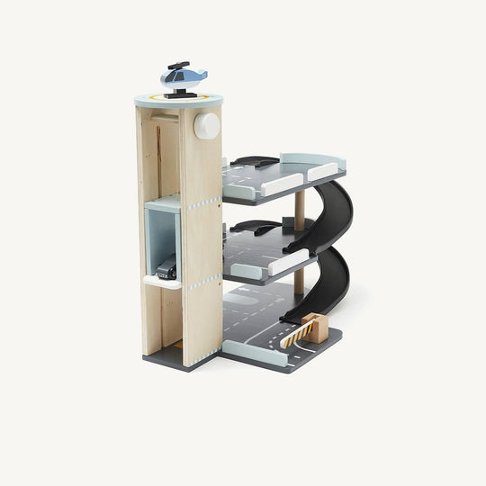 Kid's Concept - AIDEN 3 Level Wooden Garage / Car Park Play Set - All Mamas Children