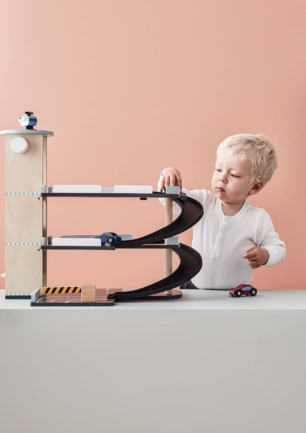 Kid's Concept - AIDEN 3 Level Wooden Garage / Car Park Play Set - All Mamas Children