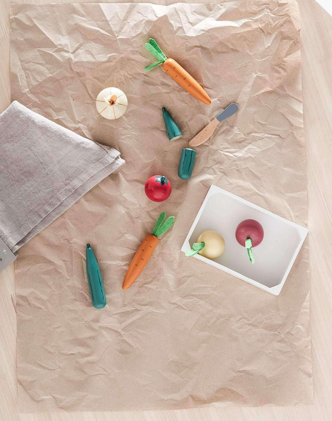 Kid's Concept - Bistro Wooden Toy Mixed Vegetable Box - All Mamas Children