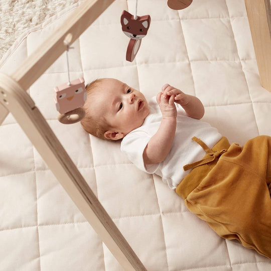 Kid's Concept - Quilted Cotton Play Mat Off White - All Mamas Children