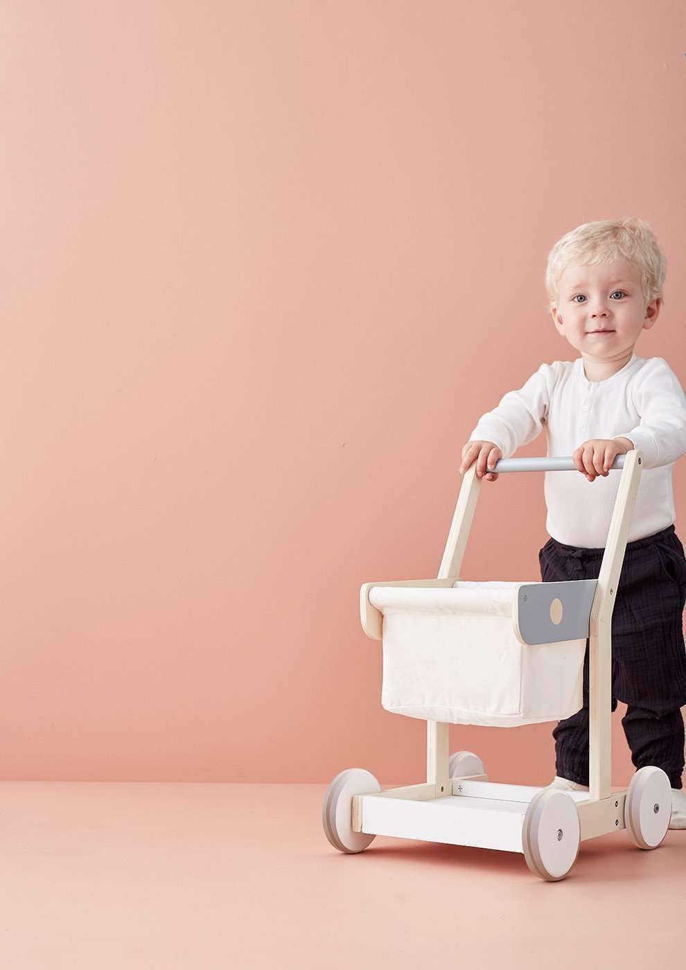Kid's Concept - Bistro Wooden Toy Shopping Trolley - All Mamas Children