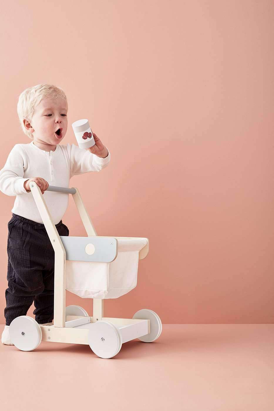 Kid's Concept - Bistro Wooden Toy Shopping Trolley - All Mamas Children