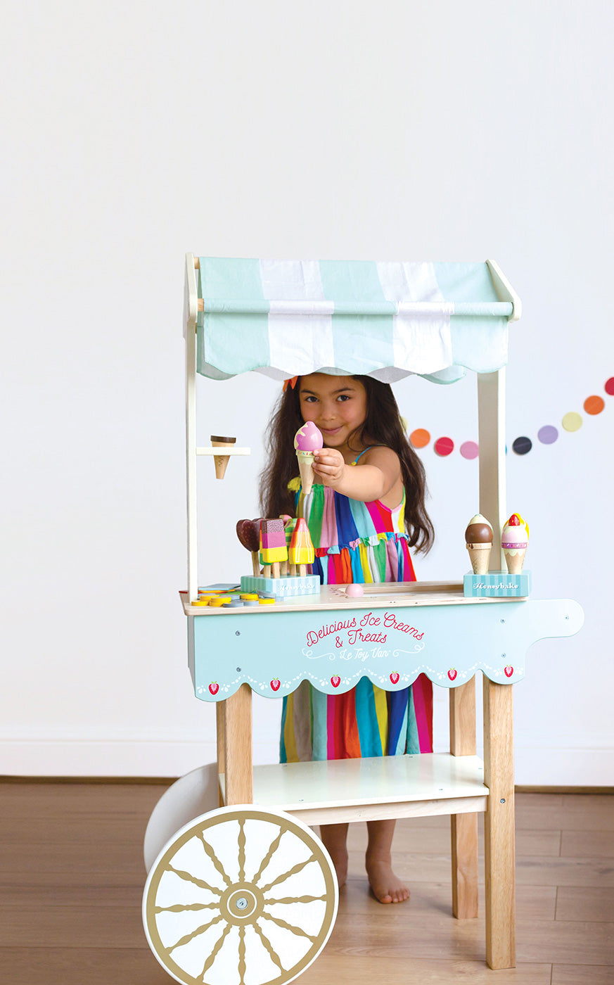 Le Toy Van - Honeybake Wooden Ice Cream Trolley - All Mamas Children