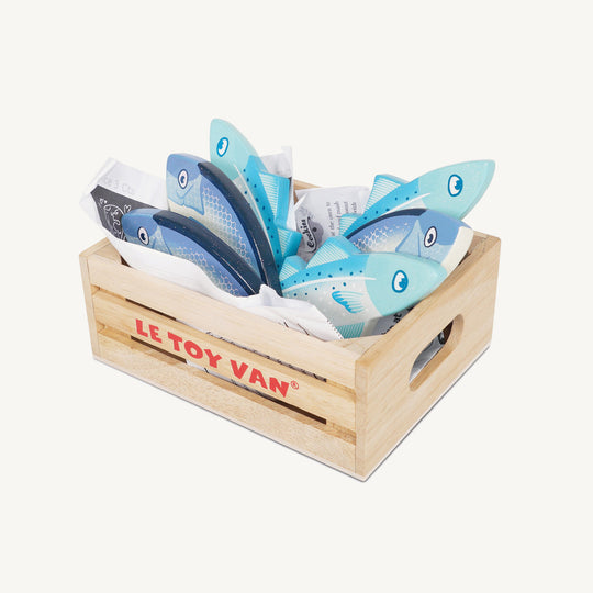 Le Toy Van - Honeybee Market Wooden Fresh Fish Crate - All Mamas Children