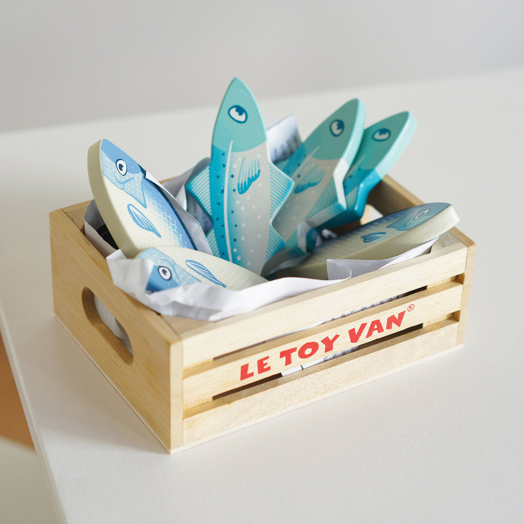Le Toy Van - Honeybee Market Wooden Fresh Fish Crate - All Mamas Children