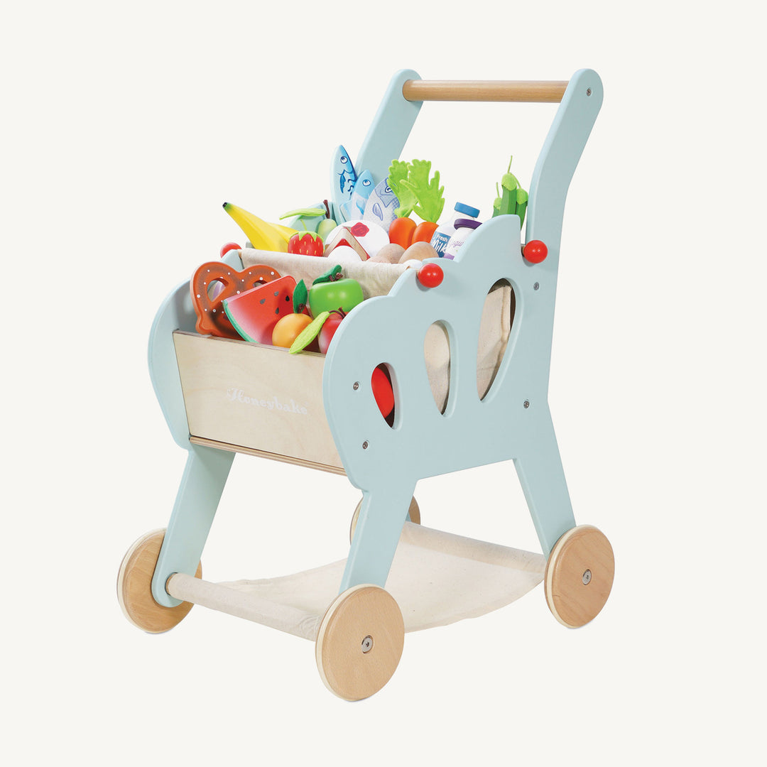 Le Toy Van - Honeybake Wooden Shopping Trolley - All Mamas Children