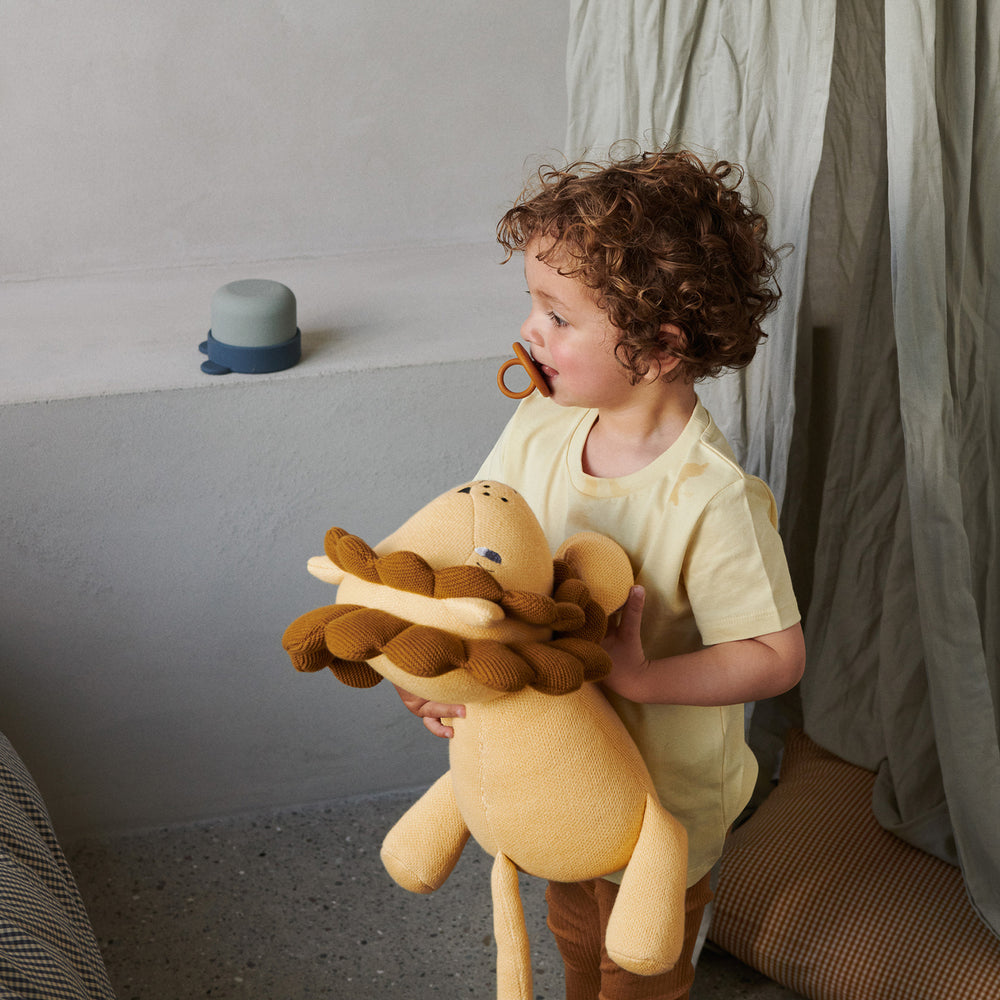 Liewood - Darcy Lion Teddy 30 cm - Jojoba / Golden caramel - All Mamas Children