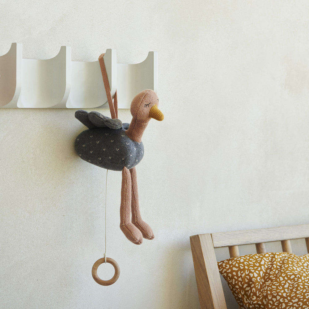 Liewood - Angela Music Mobile - Ostrich / Dark Grey Melange - All Mamas Children