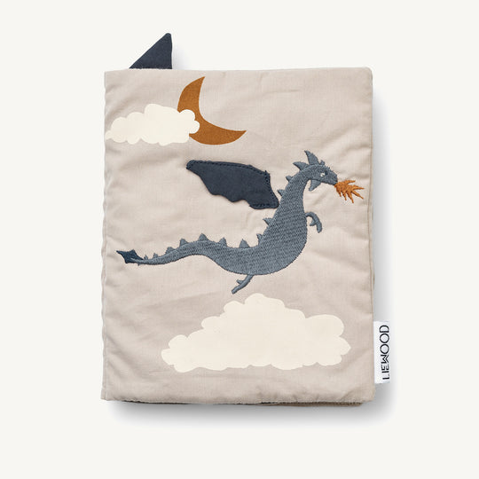 Liewood - Drako Fabric Book - Little Dragon / Dark Sandy Mix - All Mamas Children