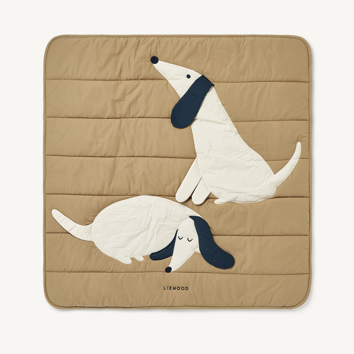 Liewood - Glenn Activity Blanket & Play Mat - Dog / Oat Mix