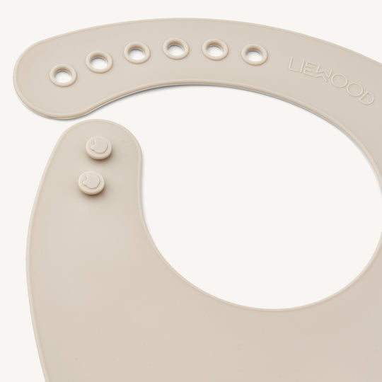 Liewood - Tilda Silicone Bib 2-Pack - Leopard / Sandy - All Mamas Children