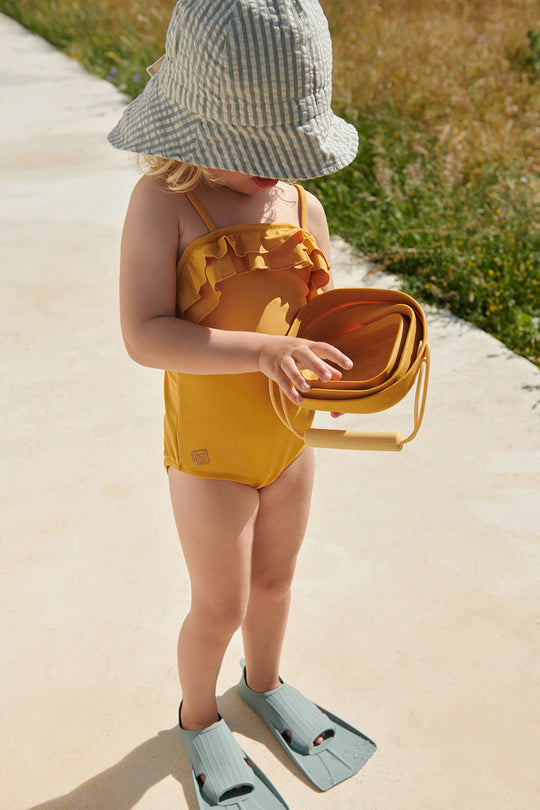 Liewood - Abelone Foldable Bucket - Peppermint / Garden Green - All Mamas Children