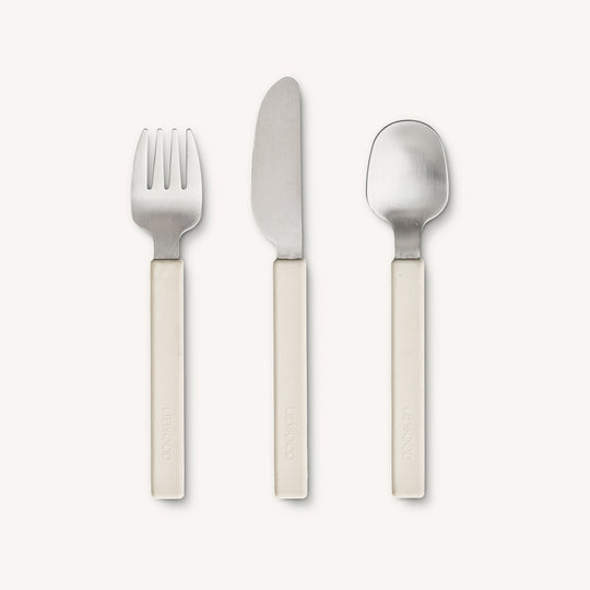 Liewood - Adrian Junior Cutlery Set - Sandy - All Mamas Children