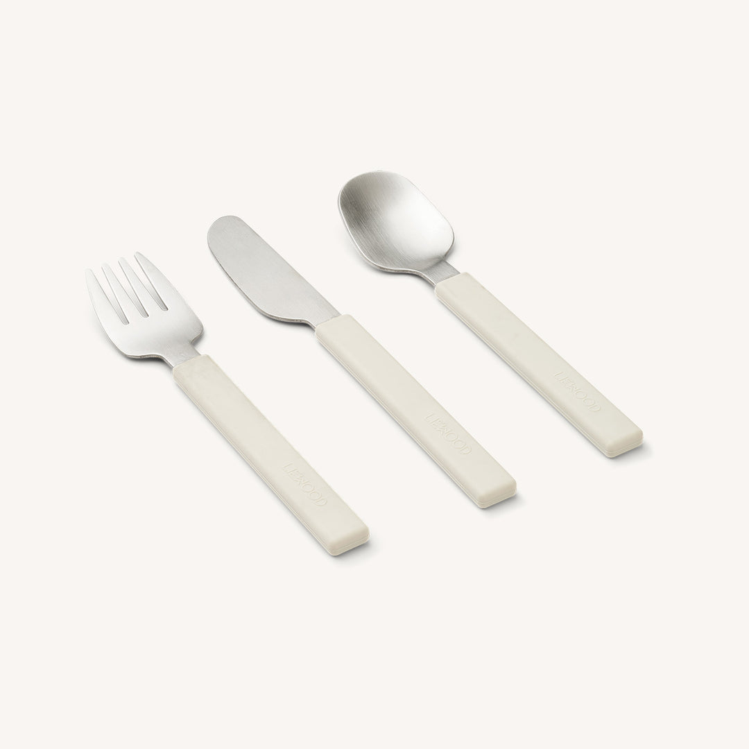 Liewood - Adrian Junior Cutlery Set - Sandy - All Mamas Children