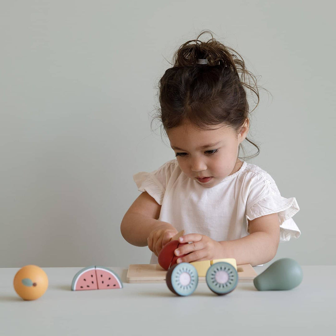 Little Dutch - Wooden Cutting Fruit Play Set - All Mamas Children