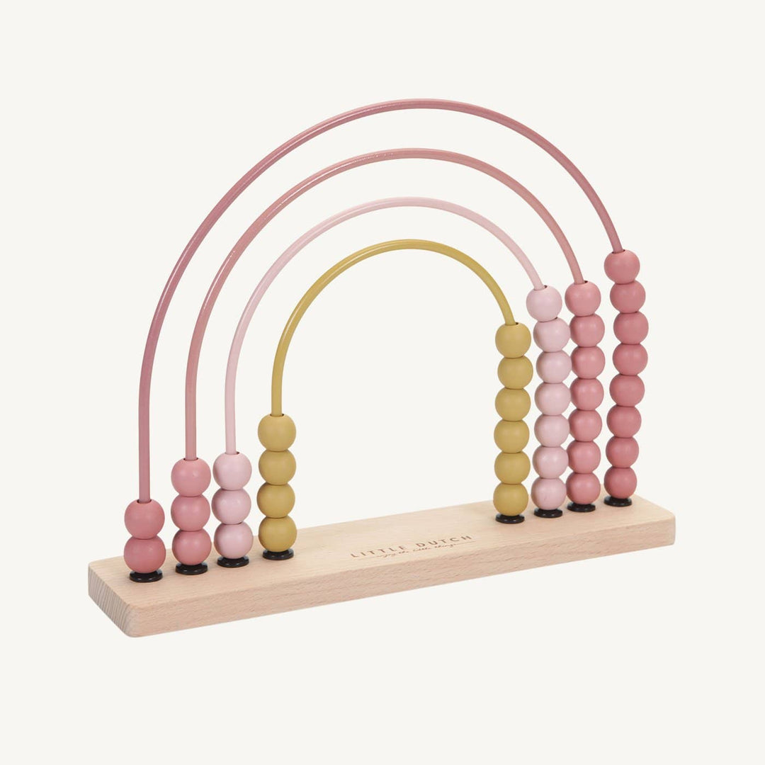 Little Dutch - Rainbow Abacus in Pink - All Mamas Children