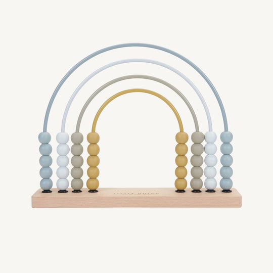 Little Dutch - Rainbow Abacus in Blue - All Mamas Children