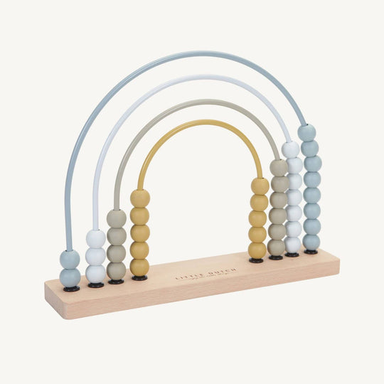 Little Dutch - Rainbow Abacus in Blue - All Mamas Children