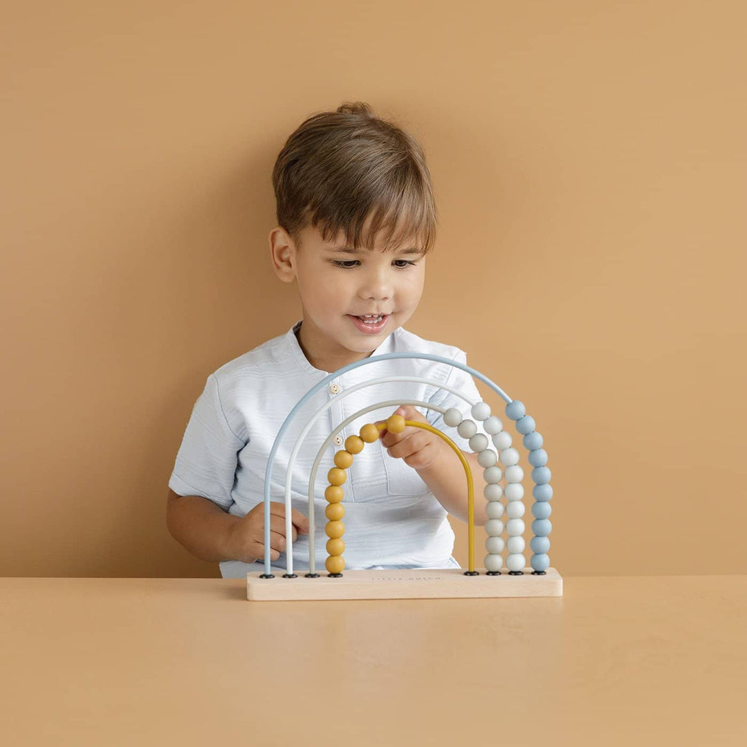 Little Dutch - Rainbow Abacus in Blue - All Mamas Children