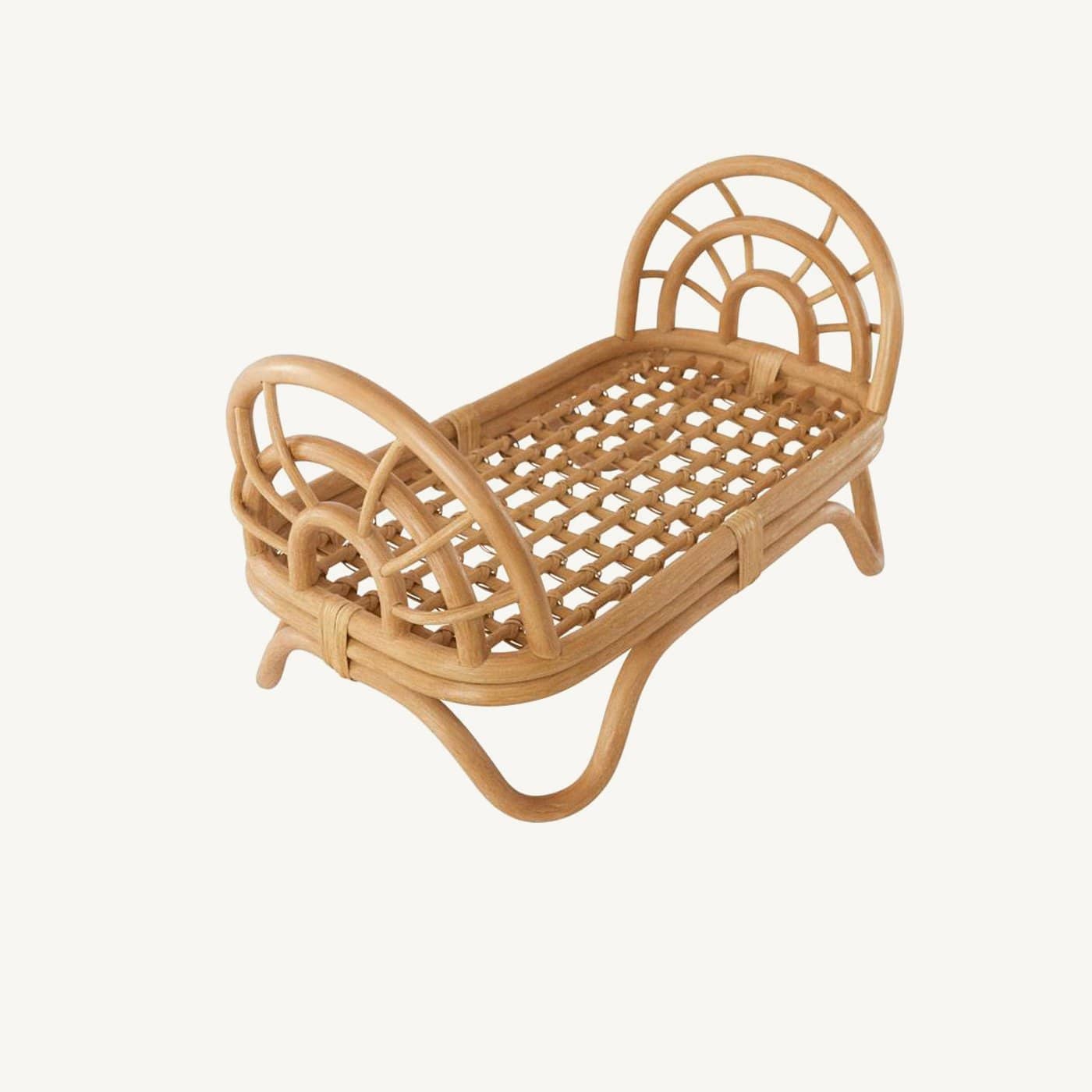 Antique doll bed prices sales