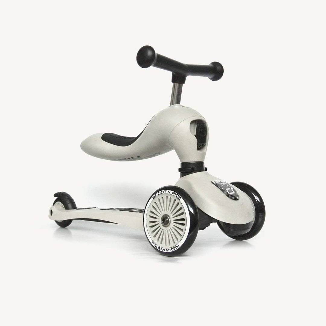 Scoot and Ride 2 in 1 Balance Bike / Scooter - Highwaykick 1 in Ash - All Mamas Children