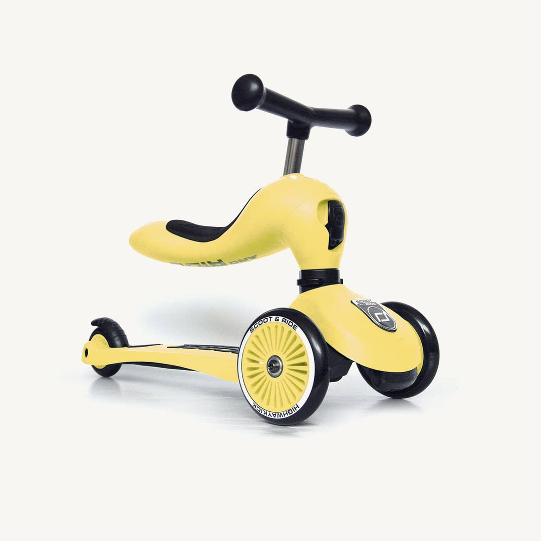 Scoot and Ride 2 in 1 Balance Bike / Scooter - Highwaykick 1 in Lemon - All Mamas Children