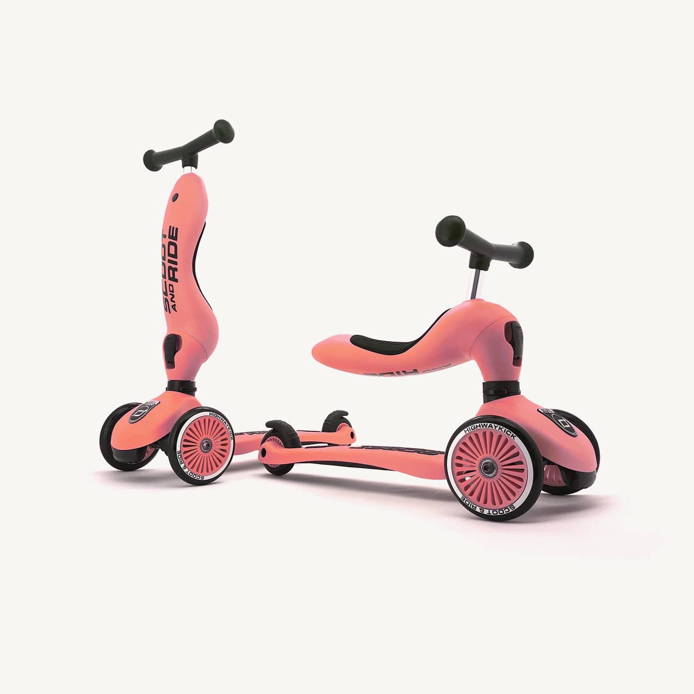 Scoot and Ride 2 in 1 Balance Bike / Scooter - Highwaykick 1 in Peach - All Mamas Children