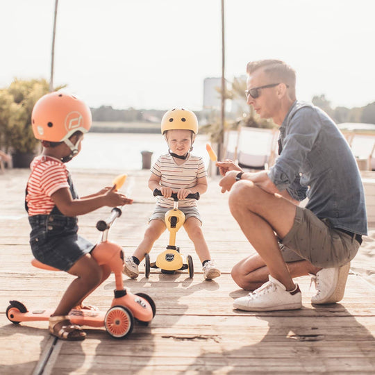 Scoot and Ride 2 in 1 Balance Bike / Scooter - Highwaykick 1 in Peach - All Mamas Children