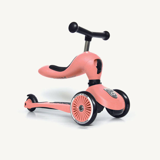 Scoot and Ride 2 in 1 Balance Bike / Scooter - Highwaykick 1 in Peach - All Mamas Children
