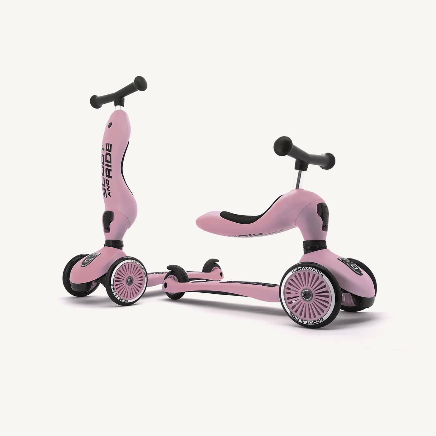 Scoot and Ride 2 in 1 Balance Bike / Scooter - Highwaykick 1 in Rose - All Mamas Children