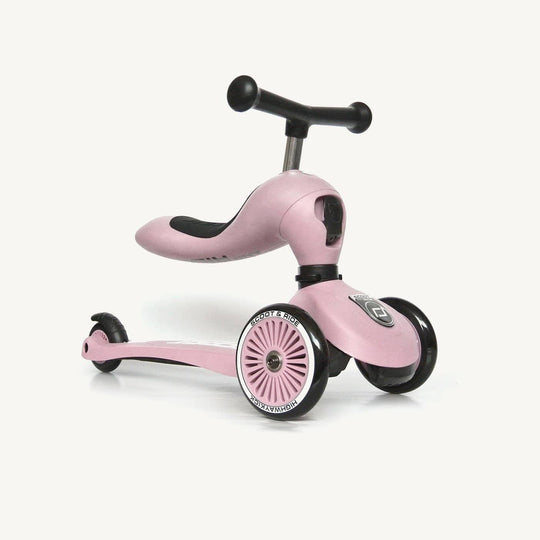 Scoot and Ride 2 in 1 Balance Bike / Scooter - Highwaykick 1 in Rose - All Mamas Children